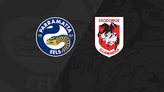 2023 NRLW Trial  Eels v Dragons [upl. by Yelkcub422]