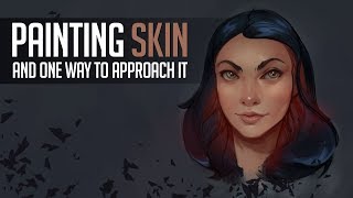 How I Paint Skin Character Concept Art Tutorial [upl. by Acirederf]