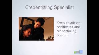 Credentialing Specialist Role amp Responsibilities [upl. by Egnalos259]