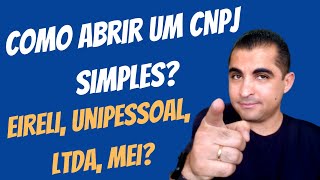 Como Abrir um CNPJ Simples Nacional  do ZERO ao Faturamento [upl. by Hamlen667]