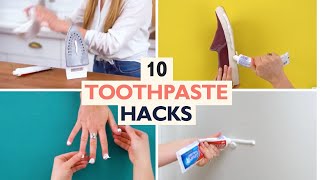 10 Ways to Use Toothpaste Around the House  Toothpaste Hacks [upl. by Lirbij]