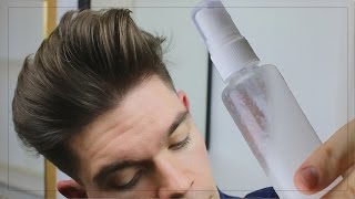 DIY Salt Spray  Voluminous Textured Hair [upl. by Atla]