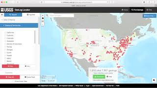 Welcome to the USGS GeoLog Locator [upl. by Yeldua291]