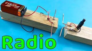 How to make the worlds easiest Radio  Do it yourself at home [upl. by Yeltihw]