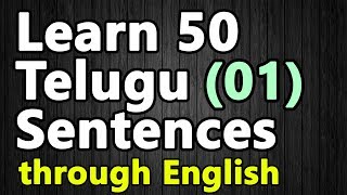 Learn Telugu in 5 Days  Conversation for Beginners [upl. by Oicnedif]