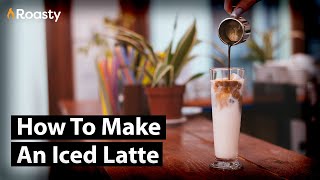 How To Make An Iced Latte Easy Iced Latte Recipe With A Simple Twist [upl. by Lewellen]