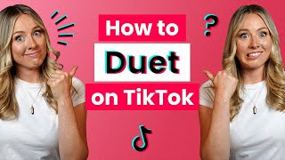 How to Duet on TikTok in 2022 Easy Tutorial [upl. by Nylanaj]