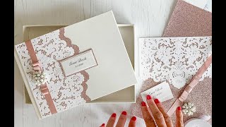 HOW TO Make your own Wedding Guest Book Cheap amp Easy DIY Tutorial [upl. by Boehike]