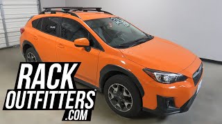 Subaru CrossTrek with Thule EVO Raised Rail WingBar EVO Roof Rack Crossbars [upl. by Nitsud36]