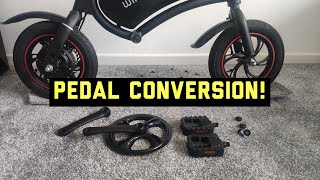 Windgoo Ebike pedal conversion DyuJetsonKugooAncheer [upl. by Peale]