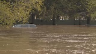 Michigan Suffers Flooding After Two Dams Fail [upl. by Nosredneh760]