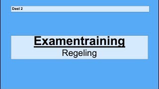 VMBO examentraining  Regeling en het zenuwstelsel  Deel 2 [upl. by Namurt]