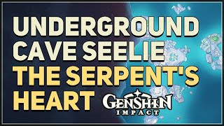 The Serpents Heart Underground Cave Seelie Genshin Impact [upl. by Esirtal]