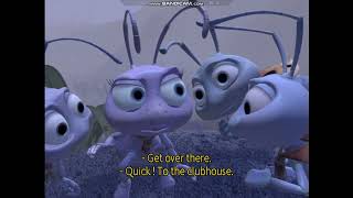 A Bugs Life 1998 The Grasshoppers Arrive  To the Clubhouse Scene Sound Effects Version [upl. by Zuleika]