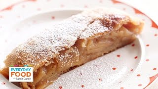 A Flakey AppleCinnamon Strudel  Everyday Food with Sarah Carey [upl. by Haikezeh651]