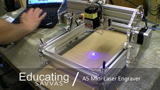 Mini Laser Engraver Assembly amp Review  Eleks  Benbox [upl. by Llenrrad]