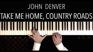 Take Me Home Country Roads John Denver  Piano Cover by Paul Hankinson [upl. by Lareena637]