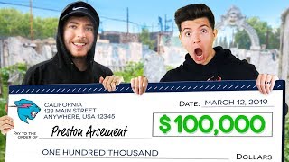 I Won 100000 From MrBeast YouTuber Battle Royale [upl. by Fredra205]