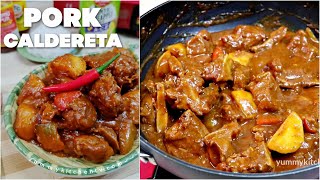 Pork Caldereta Recipe [upl. by Ellord]