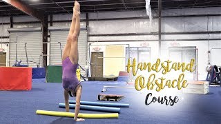 Handstand Walking Obstacle Course Kyra SGG [upl. by Miner]