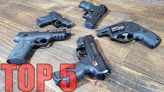 TOP 5 22LR HANDGUNS FOR SELF DEFENSE [upl. by Adnoel]