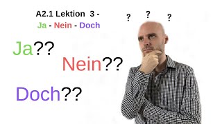 Deutschkurs A2  Ja  Nein  Doch [upl. by Ainaj]