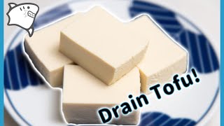 5 ways to drain your tofu to make your tofu dishes taste better [upl. by Enibas]