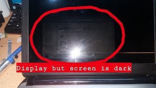 How To Fix Dark Screen Laptop  No Backlight [upl. by Vanya]