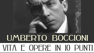 Umberto Boccioni vita e opere in 10 punti [upl. by Euqnom435]