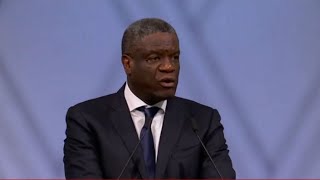 REPLAY  Le discours du Dr Denis Mukwege prix nobel de la paix [upl. by Llebasi133]