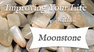 MOONSTONE 💎 TOP 4 Crystal Wisdom Benefits of Moonstone Crystal  Stone of Reflection [upl. by Aioj]