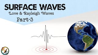 Earthquake Part  3 Seismic Waves  Surface Waves  Love Waves  Rayleigh Waves [upl. by Rouvin21]