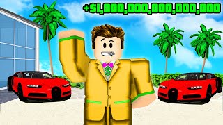 PLAYING as a QUADRILLIONAIRE in ROBLOX [upl. by Noah]