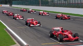 Ferrari Formula 1 Corse Clienti  EPIC Line up V8V10V12 [upl. by Edualc]