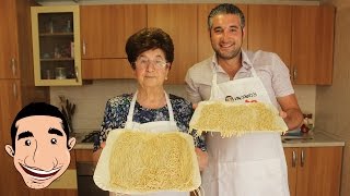 Italian Grandma Makes FRESH SPAGHETTI PASTA FROM SCRATCH [upl. by Amie915]