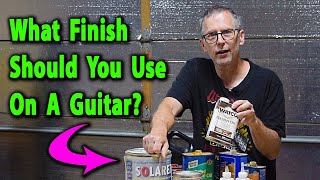 Luthier Quick Tip 3 How to Decide On A Guitar Finish [upl. by Lekym]