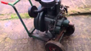 Petter PAZ1 single cylinder air cooled diesel engine [upl. by Nallad]