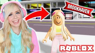 PLAYING BROOKHAVEN FOR THE FIRST TIME ROBLOX BROOKHAVEN [upl. by Duwe]