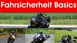 Motorrad fahren lernen  How to  Fahrsicherheitstraining  Blicktechnik Bremstechnik Linie [upl. by Nnylsor]