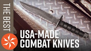 Best AmericanMade Combat Knives [upl. by Nairda]