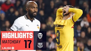 Resumen de Valencia CF vs FC Barcelona 11 [upl. by Ahsenek]