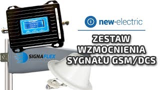 Wzmacniacz sygnału GSM  4G LTE Signaflex LCD3000  prezentacja [upl. by Ainslee]