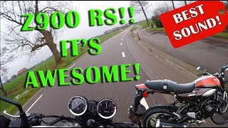 Kawasaki Z900RS Akrapovic  Review amp Perfect Sound [upl. by Aynek383]