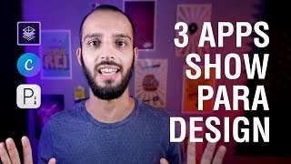 3 APLICATIVOS GRATUITOS PARA FAZER DESIGN [upl. by Stander280]