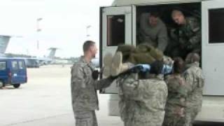 86th Contingency Aeromedical Staging Facility CASF at Ramstein Air Base in Germany [upl. by Madge]