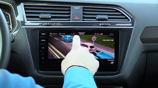 Infotainment Volkswagen Tiguan 2021  Navigation Options Multimedia [upl. by Anaib]