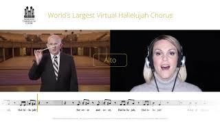 Hallelujah Chorus  Learn to sing Alto part  DG [upl. by Nabatse]