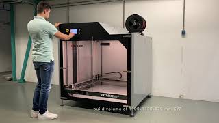 Builder Extreme 3000 PRO  Large Scale 3D Printing [upl. by Anaynek]