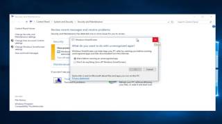 How To Change SmartScreen Settings On Windows 10 [upl. by Knutson]