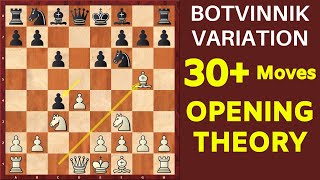 Chess Opening Botvinnik Variation  SemiSlav Defense [upl. by Lynd]